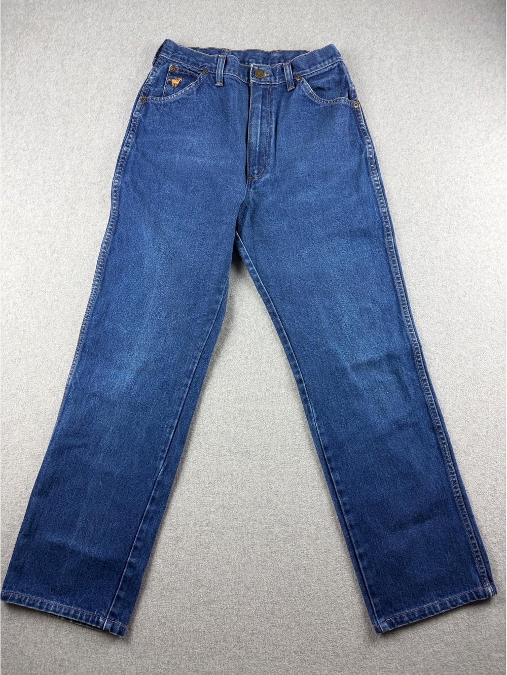 Vintage Wrangler Junior Fit pony pocket Jeans High Rise Straight Leg Denim